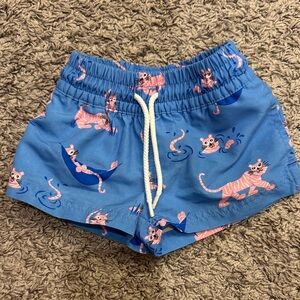 The Beaufort Bonnet Company Tortola Trunks
 with Pink Tiger Print